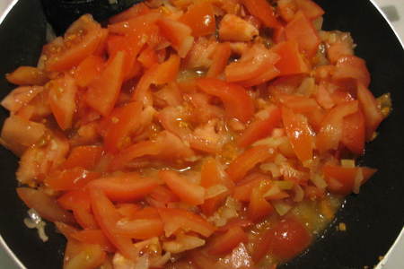Лазанья с помидорами, сыром и ветчиной: шаг 4
