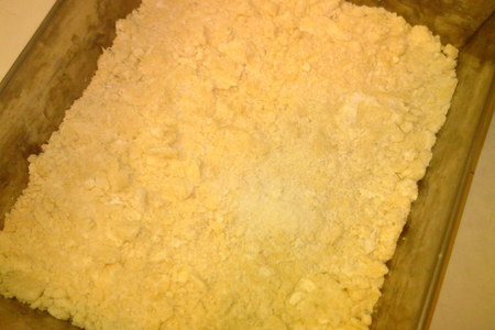Абрикосовый песочно-бисквитный пирог: шаг 1
