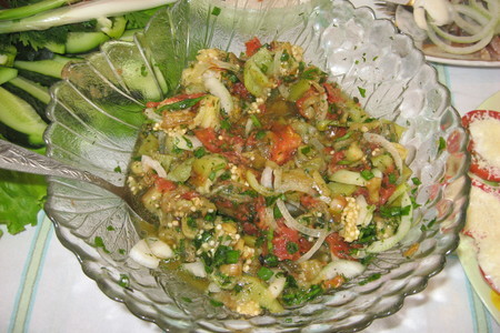 Фото к рецепту: Овощи на гриле к шашлыку