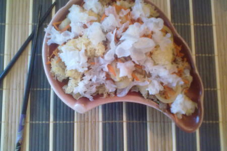 Фото к рецепту: Салат с коралловыми грибами и свиным языком"коралловое наслаждение")))