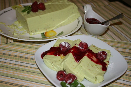 Фото к рецепту: Фисташковый йогуртовый десерт