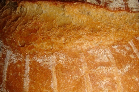 Фото к рецепту: Хлеб пшеничный на спелом тесте (самозаквасочный)