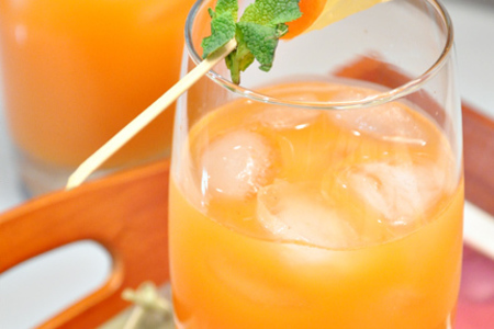Бодрящий и  витаминный  имбирно-морковный напиток «ямайка».