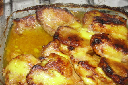 Фото к рецепту: Свинина  с ананасами