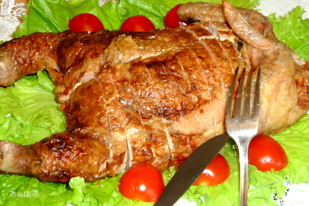 Курица фаршированная (альтернатива мясной нарезке на праздничный стол)