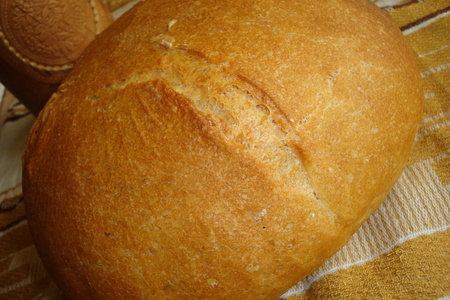 Фото к рецепту: Хлеб типа альтамура - pane tipo altamura