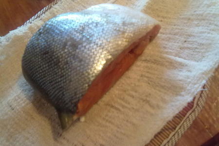 Фото к рецепту: Красная рыба слабосоленая (на этот раз с фото)