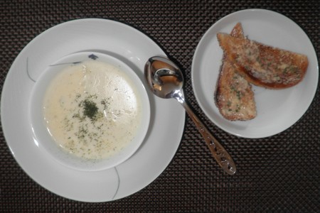 Фото к рецепту: Сливочный суп из цветной капусты