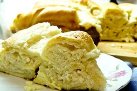 Фото к рецепту: Болгарский пирог с брынзой