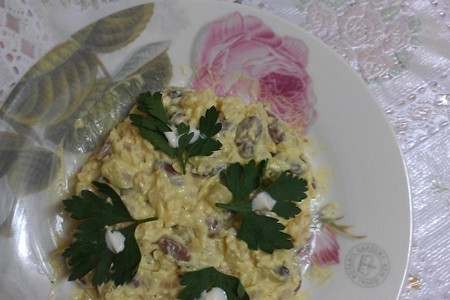 Фото к рецепту: Креветочное карри с ананасом и фасолью пинто