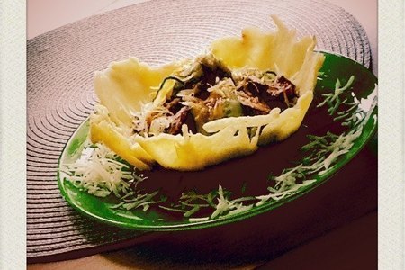 Фото к рецепту: Кабачки в сырной тарелке