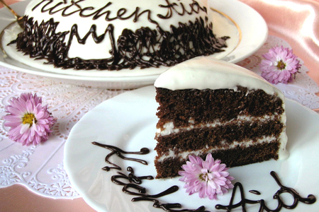 Торт "черный принц" для короля миксеров kitchenaid
