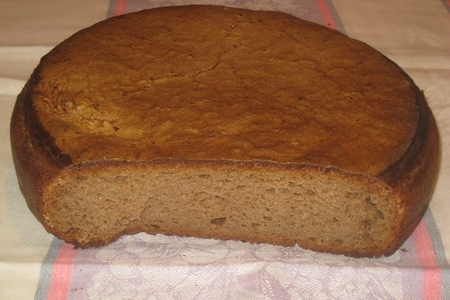 Фото к рецепту: Серый бездрожжевой хлеб