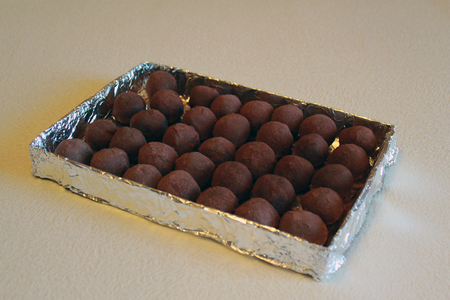Фото к рецепту: Шоколадные трюфели
