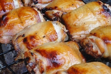 Фото к рецепту: Курица на гриле по ямайски