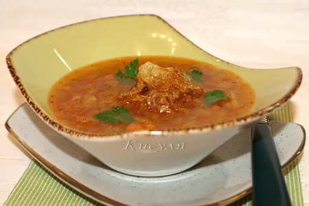 Фото к рецепту: Египетский суп с карамелизованным луком
