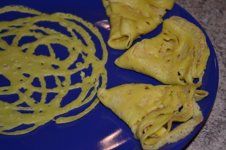 Фото к рецепту: Малазийские кружевные блины роти джала