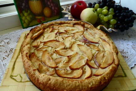 Фото к рецепту: Цветаевский яблочный пирог  с моими небольшими изменениями.