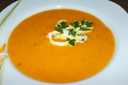 Фото к рецепту: Тыквенный суп