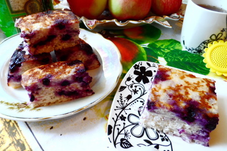 Фото к рецепту: Творожно рисовая запеканка с яблоком и не только...(для маленьких и взрослых)