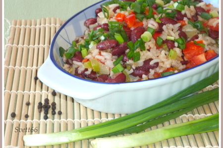 Рис с овощами и фасолью, как замечательный гарнир или как вкуснейшее самостоятельное блюдо