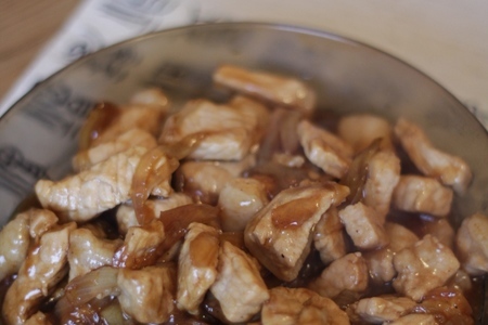 Фото к рецепту: Свинина в китайском соусе хой син (хой шин) 