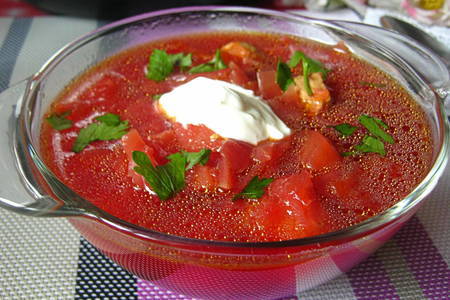 Фото к рецепту: Борщ или красный суп, как садике