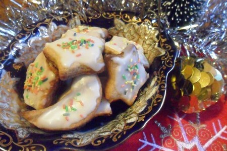 Фото к рецепту: Сметанное печенье "новогоднее"