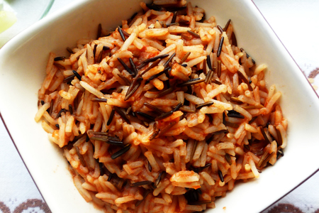 Фото к рецепту: Томатный рис 