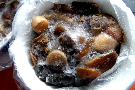 Фото к рецепту: Заморозка лесных грибов на зиму