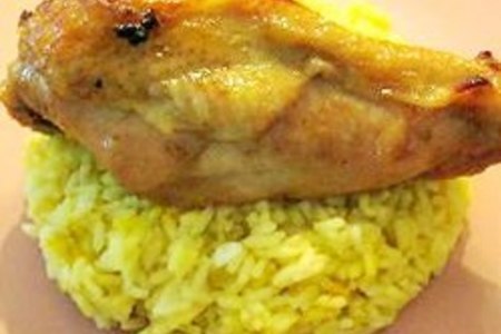 Фото к рецепту: Медовый печёный цыплёнок
