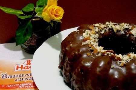 Фото к рецепту: Шоколадный кекс "и бархат глаз твоих"  