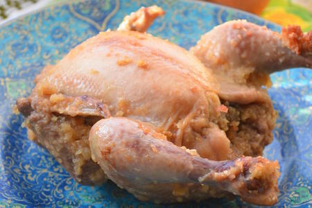 Фото к рецепту: Курица в луковом соусе