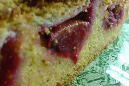 Фото к рецепту: Пирог  со сливами и штрейзель