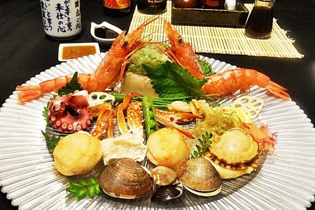Фото к рецепту: Осети рёри - праздничное блюдо из морепродуктов.