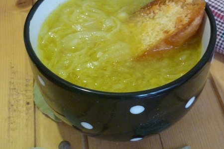 Луковый суп по-нормандски