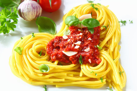 Фото к рецепту: Спагетти + любовь