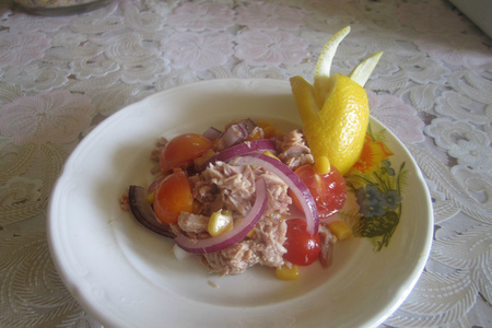 Фото к рецепту: Средиземноморский салат с тунцом