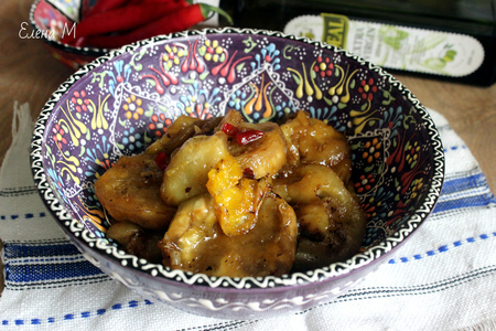 Фото к рецепту: Медовые баклажаны по-мароккански