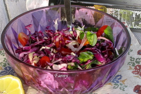 Салат из красной капусты  / kırmızı lahana salatası