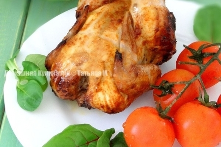 Фото к рецепту: Цыплята-корнишоны на углях