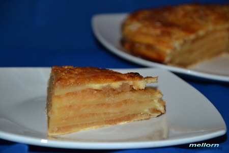 Фото к рецепту: Яблочный пирог «для сладкоежек»