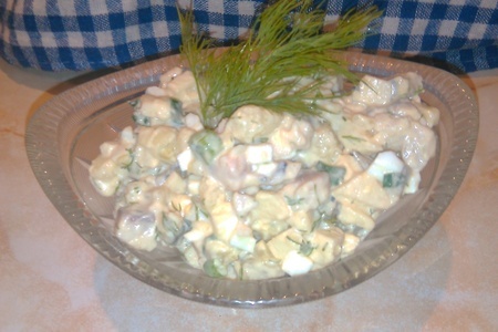 Селёдочный салат  "селедочное а-ля оливье" (салат-провокация для кулинаров)
