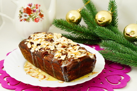 Фото к рецепту: Кекс "шоколадный ангел" спасибо новогоднее зое