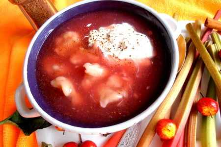 Фото к рецепту: Сладкий суп с клёцками