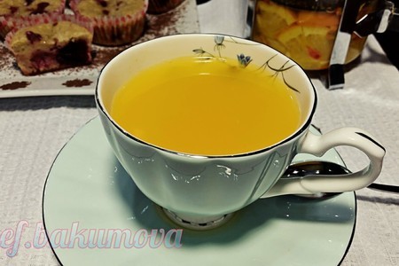 Фото к рецепту: Облепиховый чай с апельсином. видео