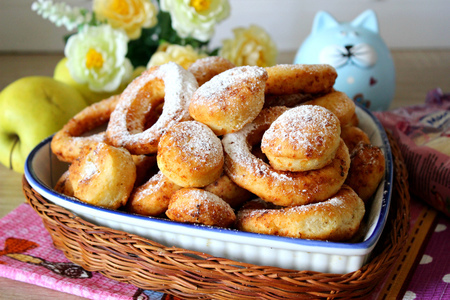 Творожные пончики (oponki serowe)
