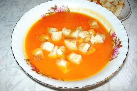 Фото к рецепту: Тыквенный суп-пюре
