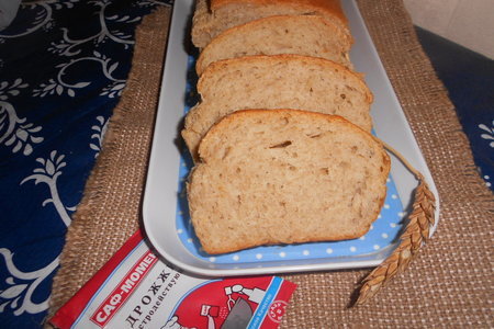 Фото к рецепту: Пшенично-ржаной хлеб