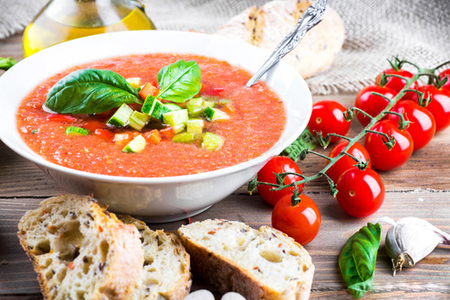 Фото к рецепту: Постный томатный суп
